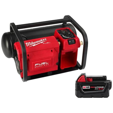 Reviews For Milwaukee M18 Fuel 18 Volt Lithium Ion Brushless Cordless 2 Gal Electric Compact