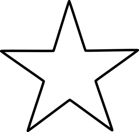 Large Star Printable Template