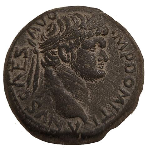 Roman Empire Provincial Domitian AD 81 96 Æ Domitian Catawiki