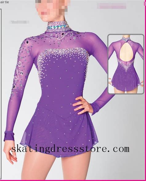 Purple Women Ice Skating Dresses Custom Brad Griffies Dresses New 2018 B201807 ...