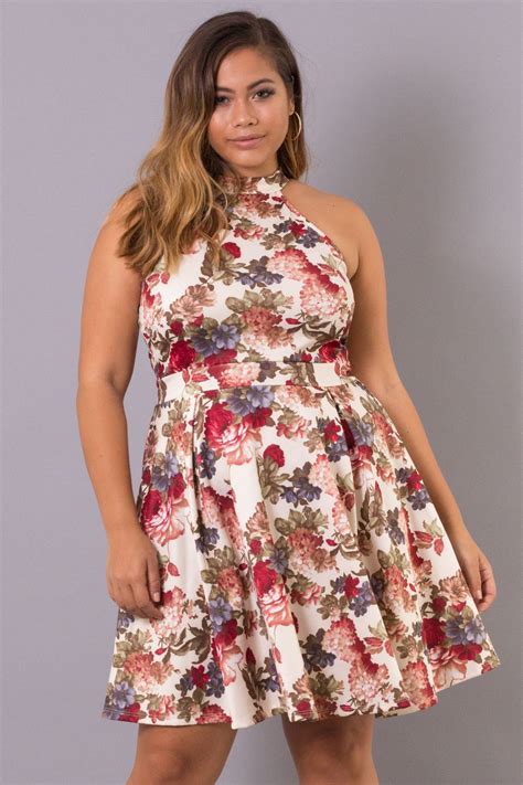 Plus Size Floral Love Dress Printed Casual Dresses Trendy Casual Dress Dresses