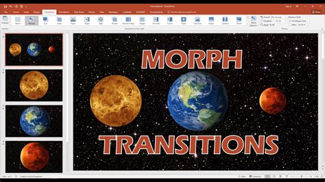 Use The Morph Animation Effect In Powerpoint Youtube