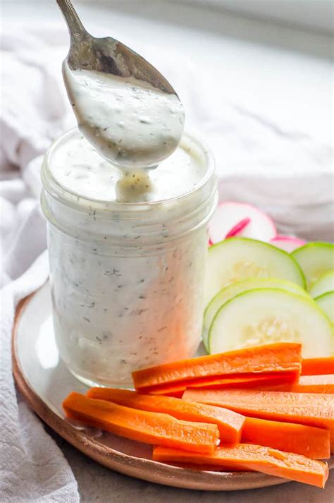 5 Minute Herby Greek Yogurt Dressing The Natural Nurturer