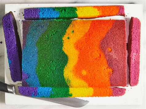 Rainbow Sheet Cake Recipe