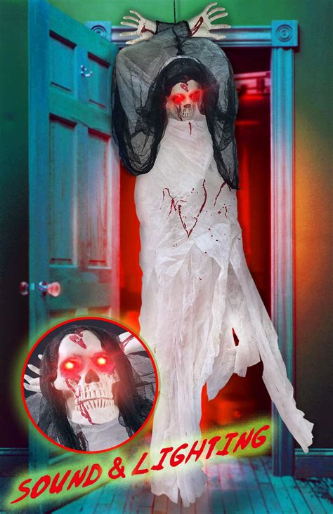 Buy 5Ft Halloween Decorations Hanging Ghost Y Prop Skull Outdoor Indoor