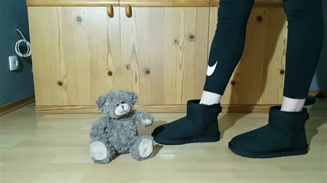 Black Mini Ugg Trample Tedy Bear Sofiaarmazzi Youtube