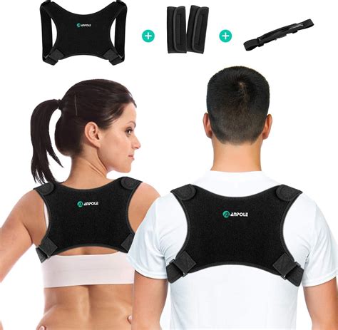 Correcteur De Posture Ajustable Pour Hommes Et Femmes Renfort Dorsal