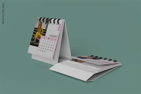 Premium Psd Desk Calendar Mockup