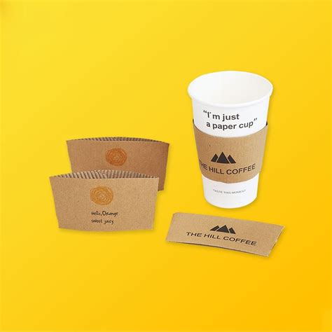 Custom Coffee Cup Sleeves | Silver Edge Packaging