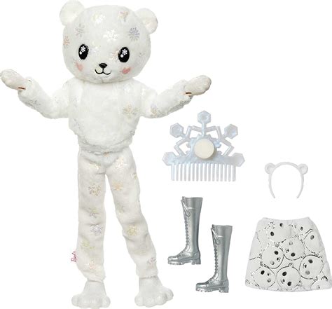 Barbie Cutie Reveal Snowflake Series Dolls Owl Deer Husky And Polar