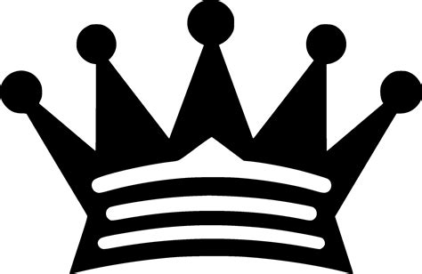 Crown, Black and White illustration 44839836 Vector Art at Vecteezy