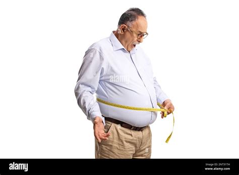 Men Measure Waistline