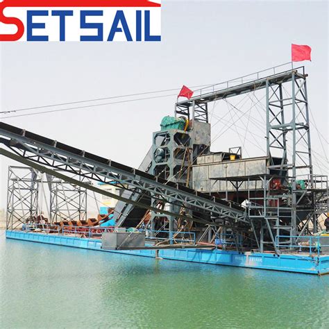 Chain Bucket Gold Dredger For River Mining China Chain Bucket Gold