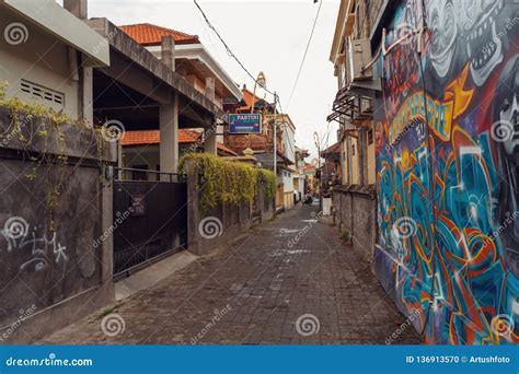 Streets Of Kuta Bali Indonesia Editorial Image Image Of Color