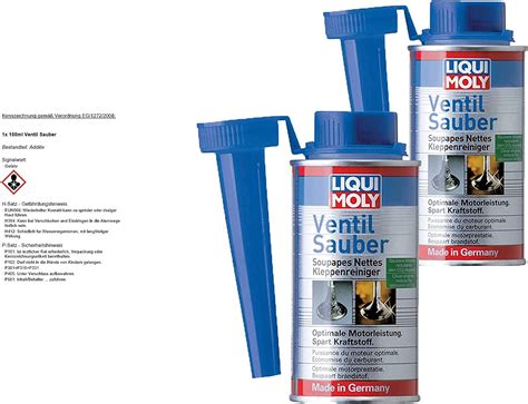 X Liqui Moly Ventil Sauber Reiniger Schutz Additiv Benzin Ml