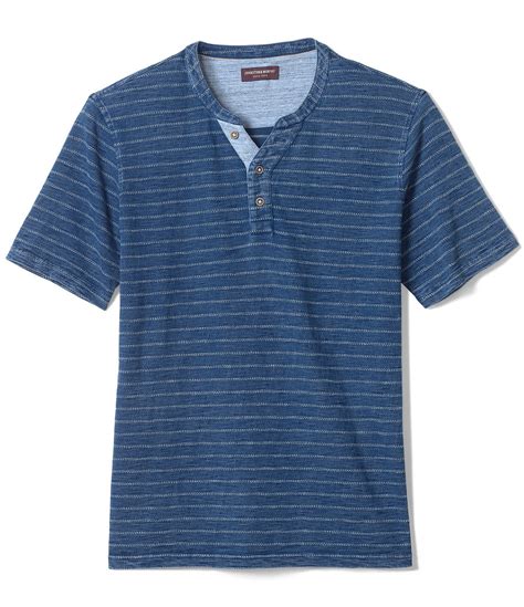 Johnston Murphy Short Sleeve Henley T Shirt Dillard S