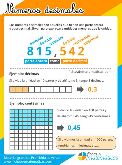 Ejercicios De Decimales 4 De Primaria