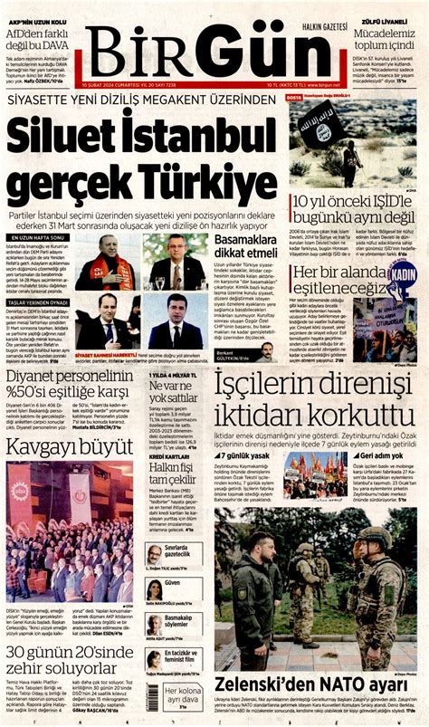 Birg N Gazetesi Birg N Man Et Oku Haberler Ubat