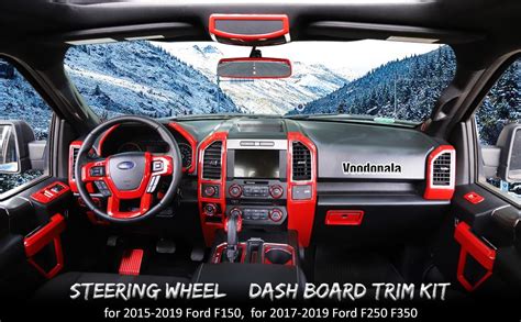 Amazon Voodonala For F Steering Wheel Trim Dash Board Cover