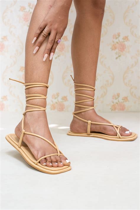 Dior Tie Up Sandals Laydeez