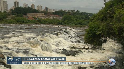 Período de Piracema começa nesta quinta feira pesca fica proibida até