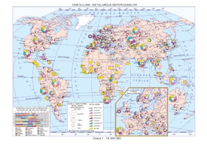 Harta Lumii Metalurgia Neferoaselor M X M Geografia Online