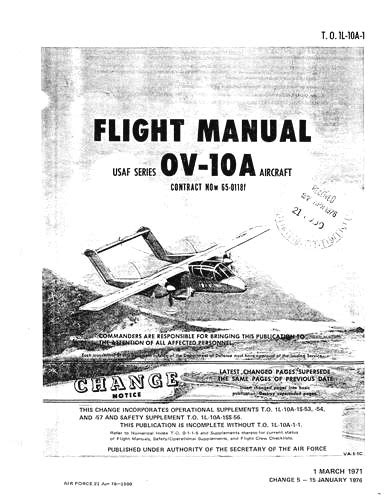 North American Ov A Usaf Flight Manual Part L A