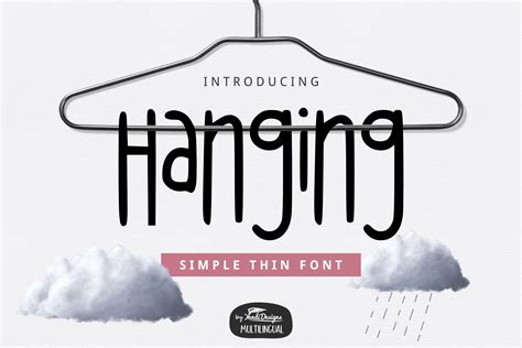 Hanging Font By Yandidesigns · Creative Fabrica