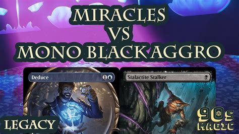 Miracles Vs Mono Black Aggro MTG Legacy YouTube