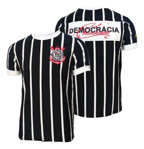 Camisa Corinthians Retro Democracia 1982 Masculina Oficial