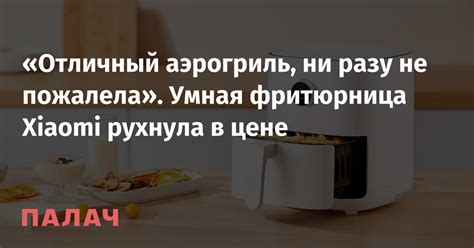 «Отличный аэрогриль, ни разу не пожалела». Умная фритюрница Xiaomi ...