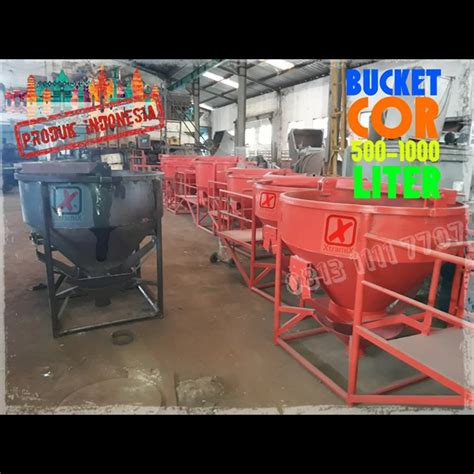 Jual Bucket Cor 1 M3 Concrete Bucket Xtramix 1000 Liter Oleh Pt Badak Putih