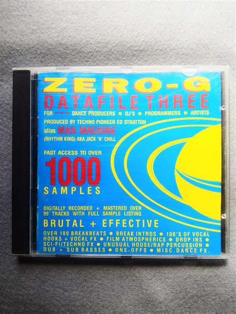 Yahooオークション Zero G Datafile Three サンプリングcd 廃盤 1992年