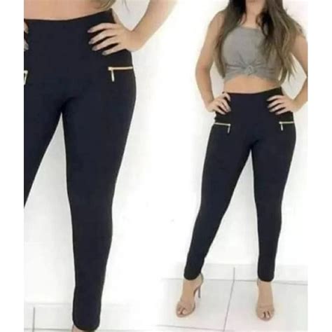 Cal A Gorgur O Feminina Montaria Cintura Alta Legging Gorgurinho Bolso