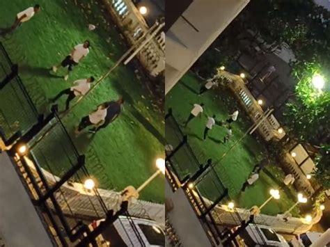 Shah Rukh Khan Playing Football With Son Abram At Mannat Is The Cutest