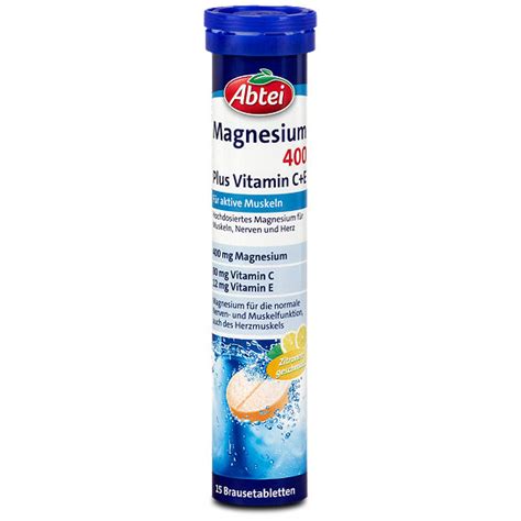 Vitamine Mineralien Abtei Abtei Magnesium Plus Vitamin C E