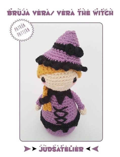 Patr N Amigurumi Bruja Crochet Amigurumi Patrones Espa Ol Etsy Espa A