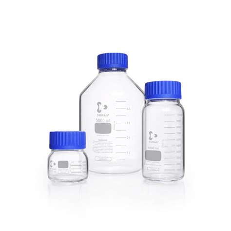 DURAN GLS 80 Laboratory Bottle Wide Mouth Clear DWK Life Sciences