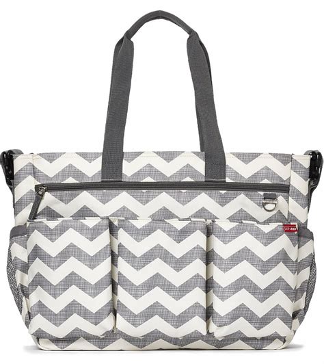 Skip Hop Duo Double Signature Diaper Bag Chevron