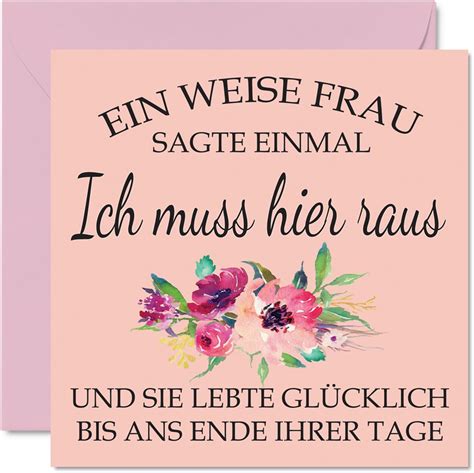 Stuff4 Ruhestandskarte für Frauen Eine weise Frau sagte einmal ich