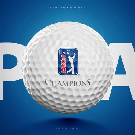 Golf Ball Photoshop Template Sports Templates