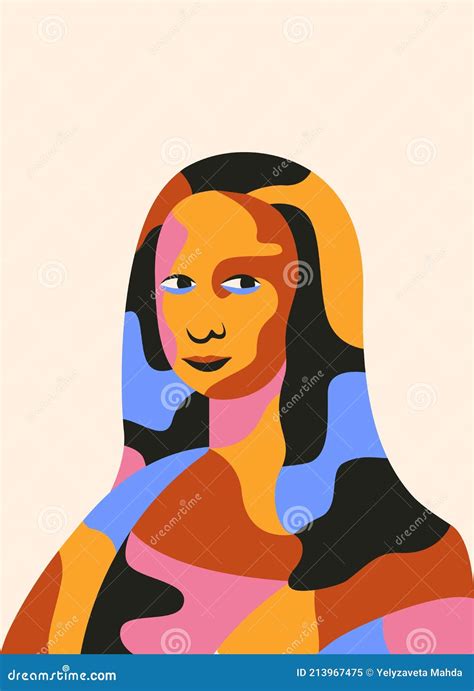 Gioconda Isolated Icon Simple Element Illustration From Museum Concept