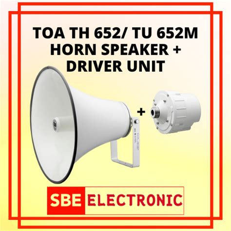 Toa Th Reflex Horn Speaker With Tu M Driver Unit W V V