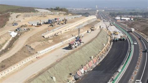 VIDEO Pe autostrada A10 Sebeș Turda lotul 2 în luna noiembrie se va