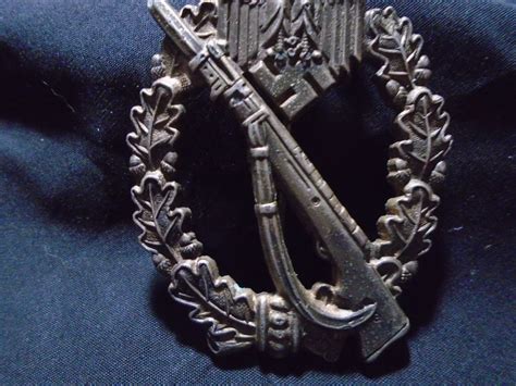 Infantry Assault Badge Silver marked AS | SJS Militaria