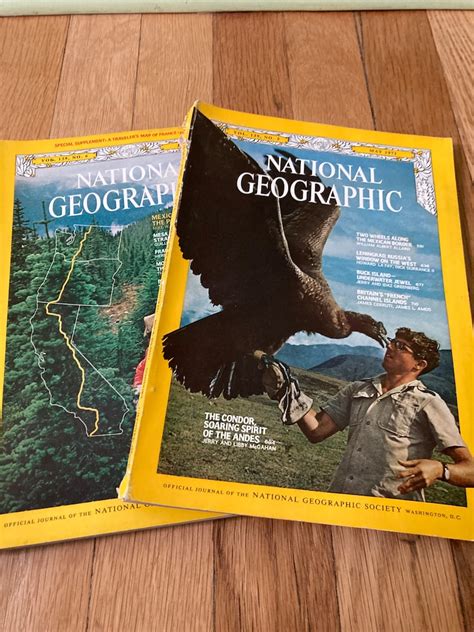 Vintage National Geographic Magazines A Year Of National Geographics