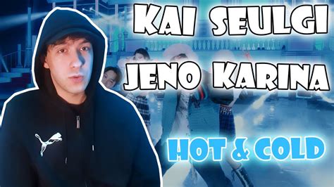 KAI SEULGI JENO KARINA Hot Cold 온도차 Stage Video REACTION YouTube