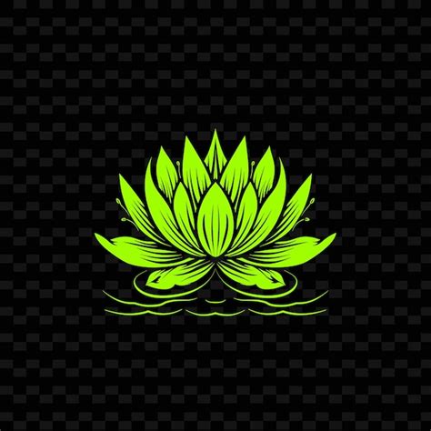 Premium Psd Lotus Flower On A Black Background