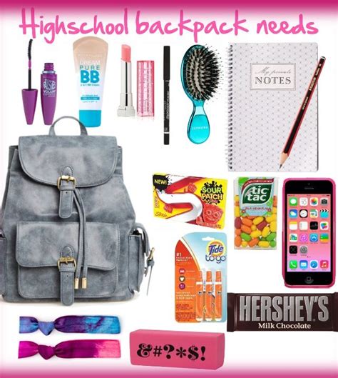 Everything You Need As A Highschool Girl Created By Kenzierootoo