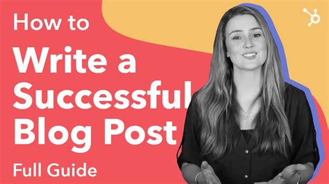 How To Write A Successful Blog Post Full Guide Youtube